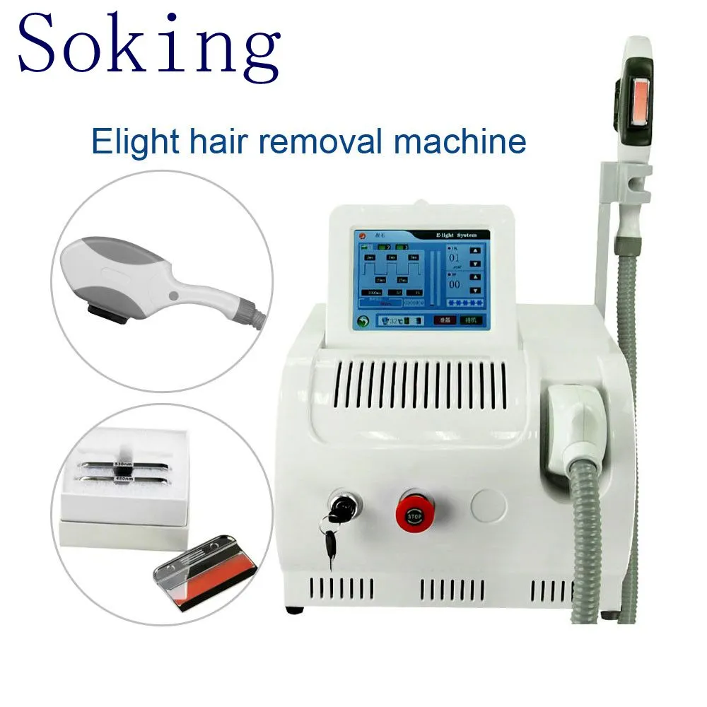 Desktop Laser Machine Equipamento de beleza OPT IPL Remoção de cabelo permanente rápida Rejuvenescimento E-LIGHT FUNÇÃO PROFISSIONAL PONTO SPINA REDUÇÃO DO