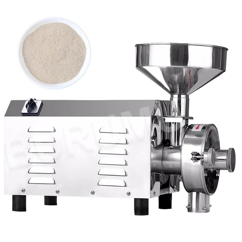 Máquina trituradora de tapa dura seca y húmeda de acero inoxidable, uso doméstico, fabricante de molienda de granos