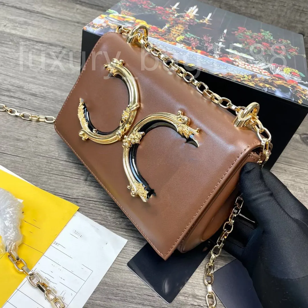 5A+ Top quality Slant Designer Women`s Bag Luxury Mini Black Gold Chain Shoulder Bag Classic flip clutch purse