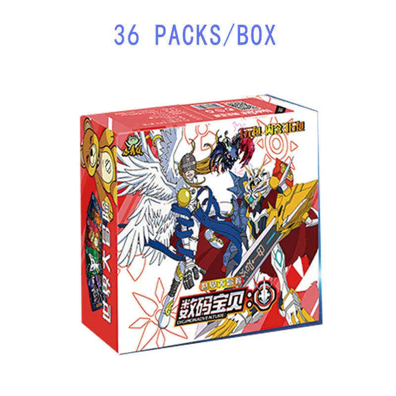 Nowy Digimon Adventure Anime Flash 3D Card Metal Garrurumon Graj przeciwko kolekcji gier planszowych Cartoon Charakter Battle Card Prezenty G220311