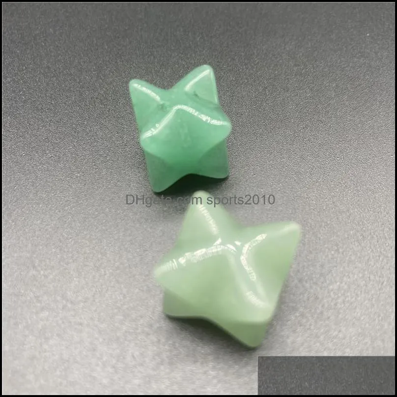 13mm octagon stars shape crystal merkaba natural stone diy jewelry chakra wiccan reiki healing energy protection decoration gift sports2010