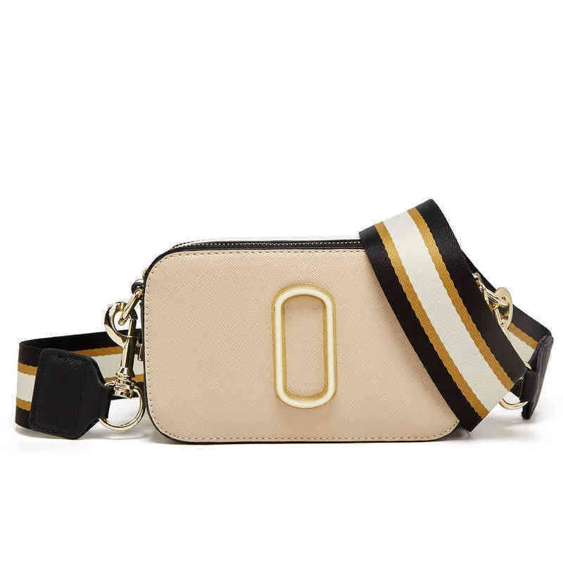 Crossbody bags Designer bag Korean Version New Texture Women s Bag M Wide Shoulders Strap J Fashion Color Matching Camera Single Shoulder