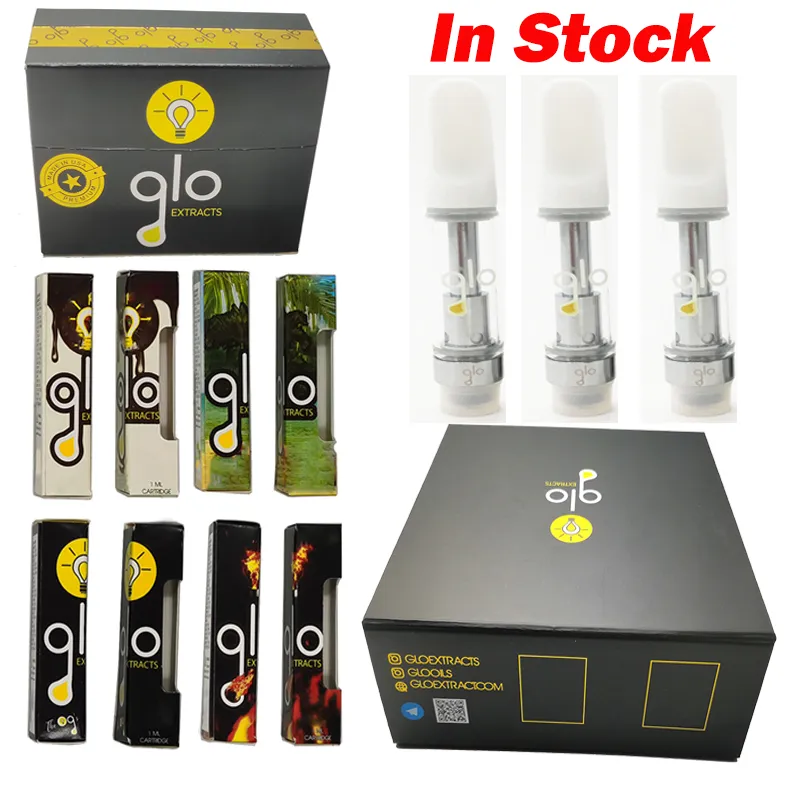 Latest GLO Carts Vape Pen Cartridges 510 Thread Atomizers GLOS Vapes
