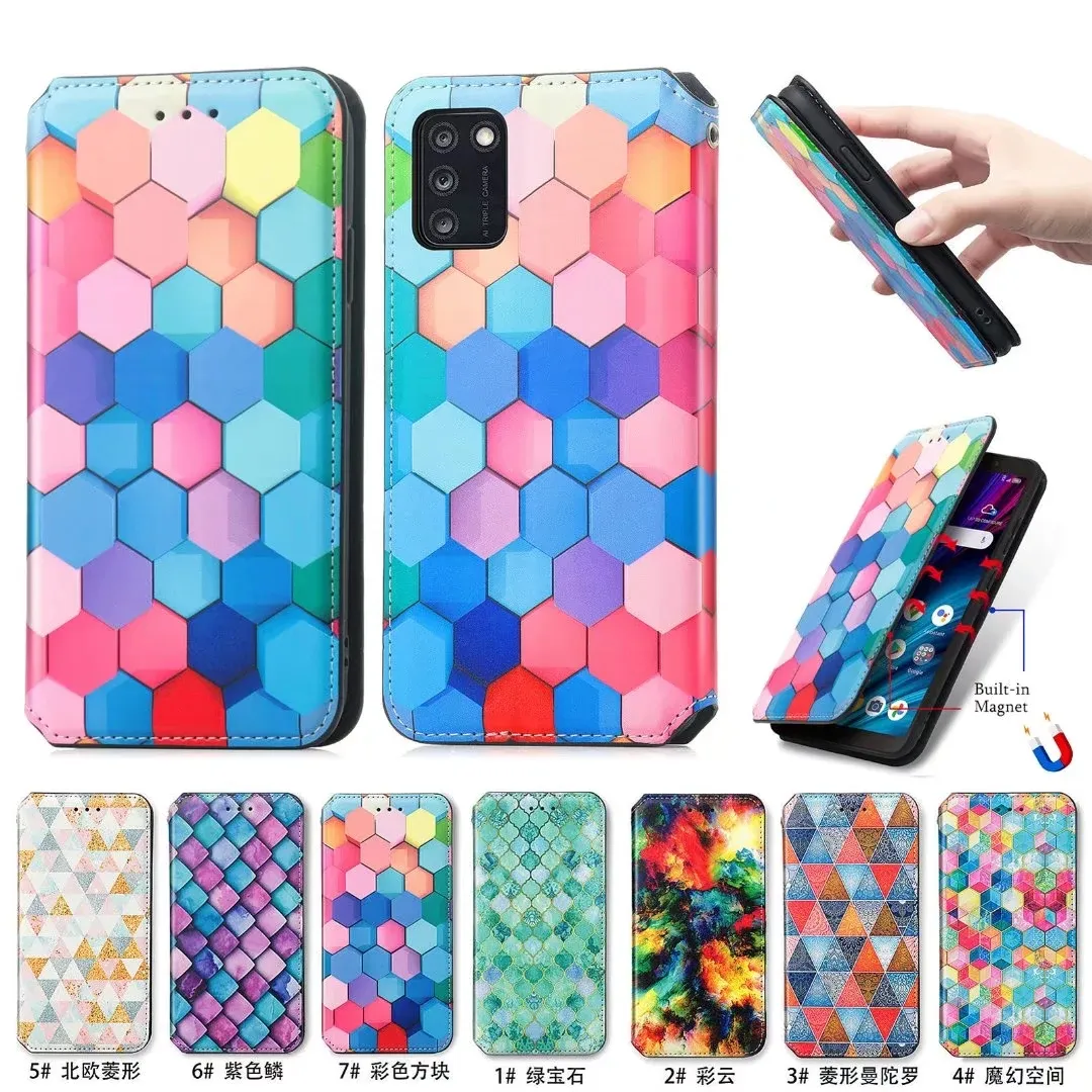 3D Painting Flip Leather Case voor Sony Ace II XZ4 MINI2 5 XPERIA2 XZ5 L4 XPERIA1-2 5-3 5III XPERIA 1 IV 1-3 10 ACE3 MAGNETISCHE WORKET TELEFOON