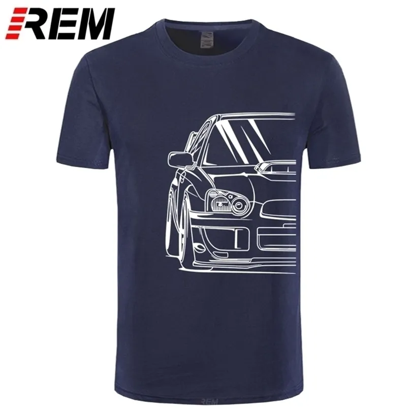 Мода 100 хлопок японский классический автомобиль WRX Sti JDM Tuner Car Apparel Turbo Subie Imprezza Автомобильная футболка T200224