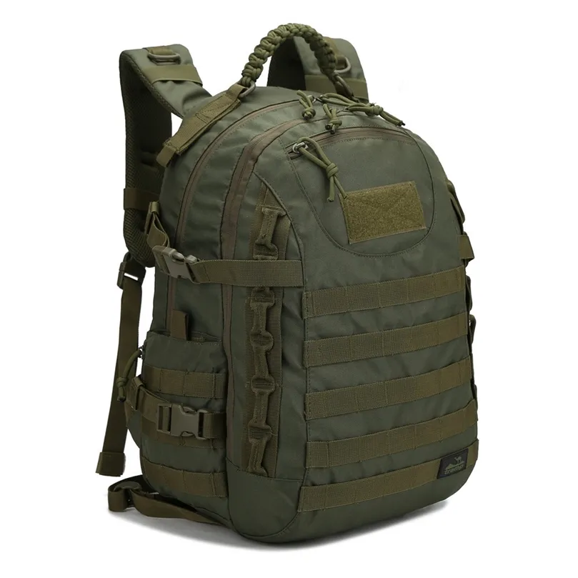 35L Camping Ryggsäck Militärväska Herr Resväskor Tactical Army Molle Klätterryggsäck Vandring Utomhusväskor Sac De Sport 220701