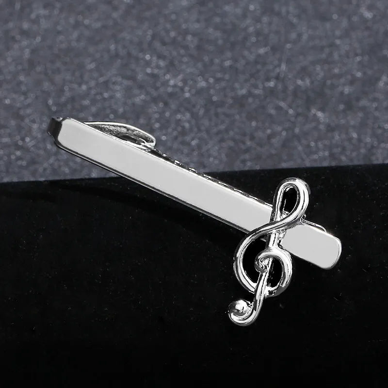 Музыкальная нота галстуки для мужских ювелирных ювелирных изделий мода французская рубашка музыкальная деловая кнопка свадьбы