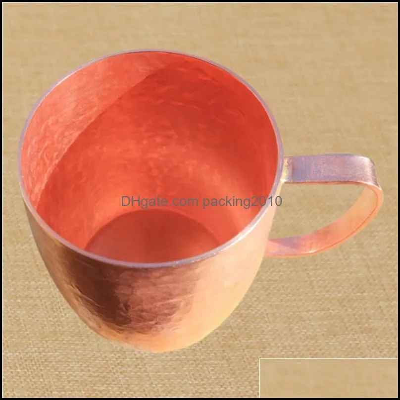 mugs chinese tea cup thickened teacup pure genuine copper water handcrafted red classic