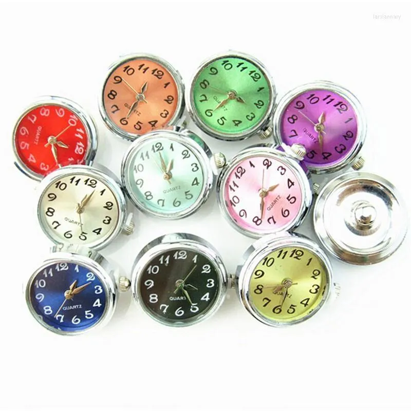 Charm Bracelets Selling 6pcs Mix 18mm Watch Snap Buttons Charms Fit Ginger Bracelet Women Bangles Necklace JewelryCharm Lars22