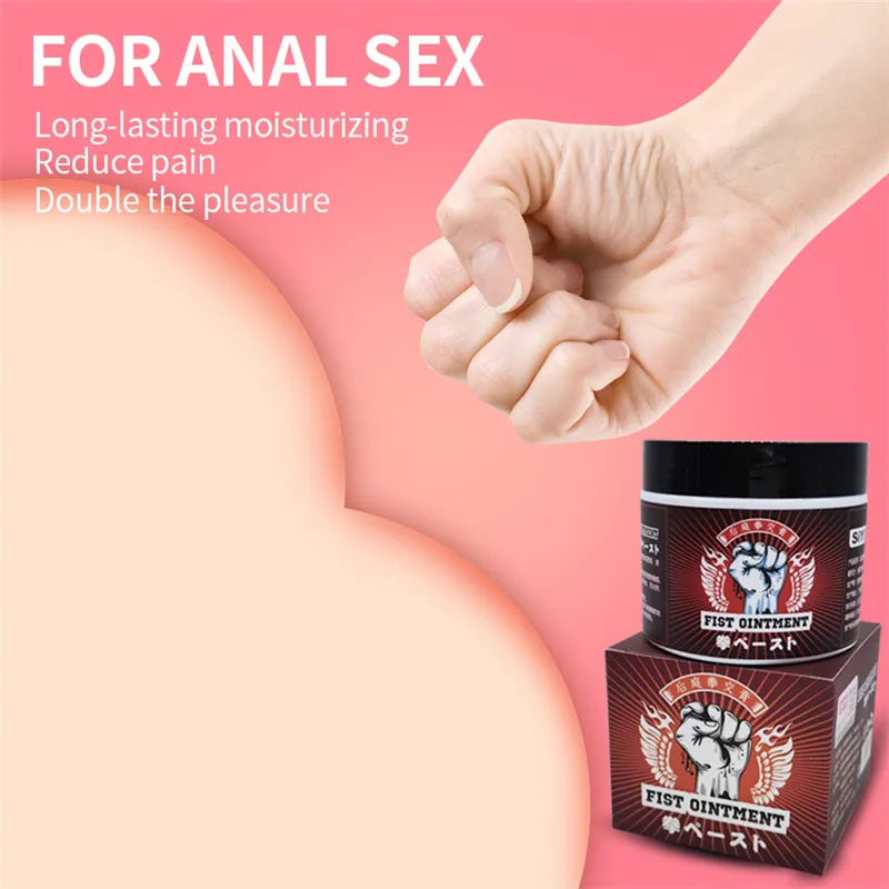 Poing Anal lubrifiant analgésique pour hommes femmes Fisting lubrifiant sexy Anti-douleur bout à bout graisse o crème Gay Gel adultes huile