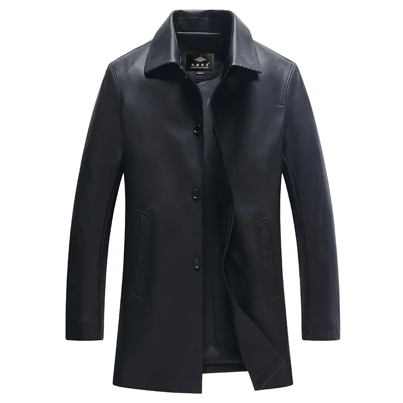 ジャケット・アウター YOKE Leather Double Breasted Coat M ジャケット・アウター YOKE Leather Double Breasted Coat M
