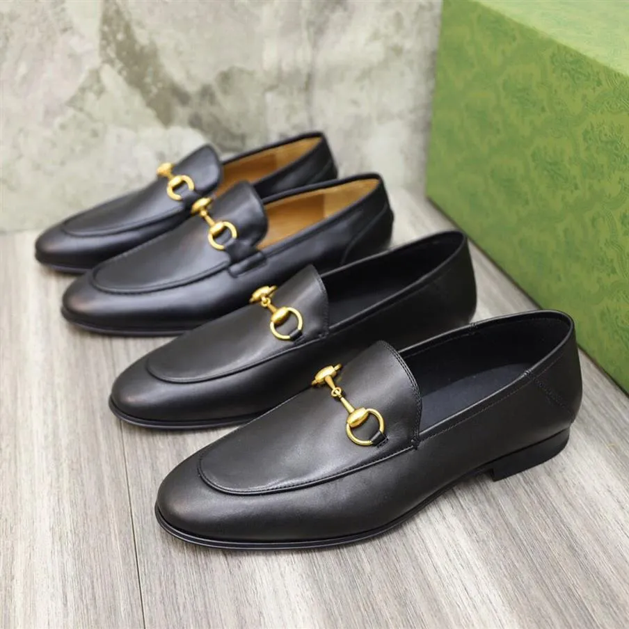 Spring Casual Men Shoes Loafers Black Genuine Leather Boots Luxury ...