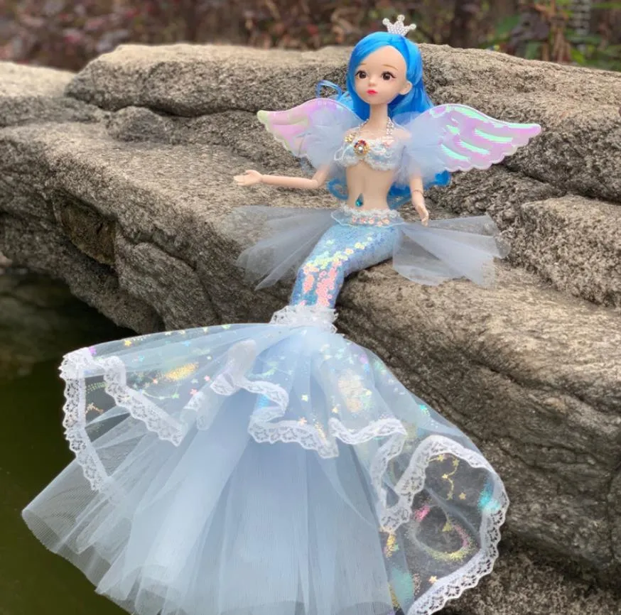 chinese dress ladies BETTINA Mermaid Princess Doll Play Set, Temperature Color Changing Mermaid  Tail, Dress Up Doll 12