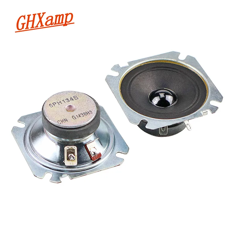 GHXAMP 2.5 بوصة مكبر صوت مكبر صوت 6Ohm 30W 60W ورق مخروط ثلاثي 2 قطعة 220420