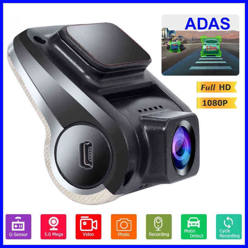 P Hd Car Dvr Video Recorder Wifi Android Usb Hidden Night Vision Car Camera Wide Angle Dash cam GSensor Drive Dashcam J220601