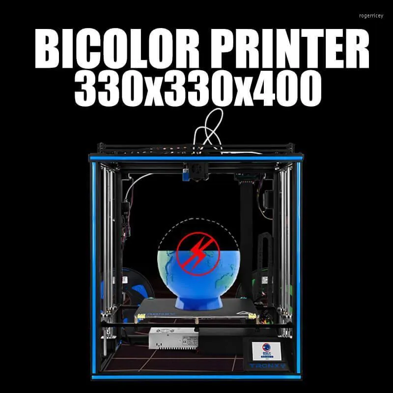 الطابعات Tronxy 3D الطابعة X5SA-2E Bicolor 2 في 1 Out Prostuder DIY Print Kits Auto Leveling printing serprimante endprinters Roge22