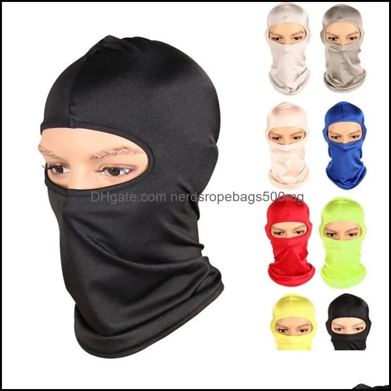 Outdoor cycling face masks dustproof cs mask windproof breathable sports bike anti-sai head cover Lycra fabric Dropshipping 963 R2