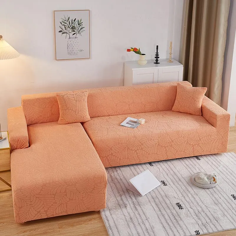 Tampas de cadeira de veludo capa de sofá de veludo alongamento para sala de estar elástica sofá capa deslizante l forma de mobília de mobília de proteção