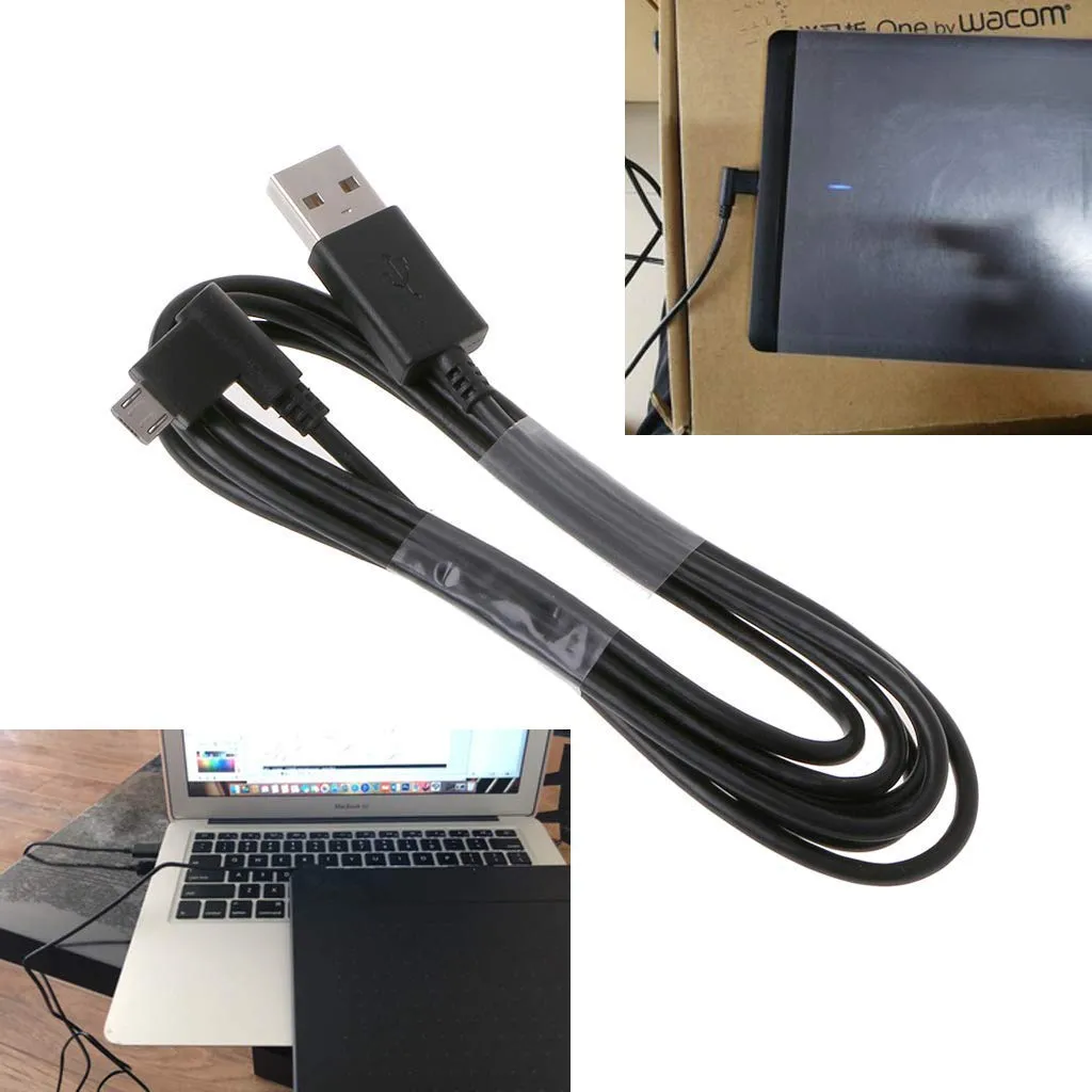 Wacom Intuos Replacement USB Cable - Data Sync & Charging Wacom Intuos Replacement USB Cable - Data Sync & Charging