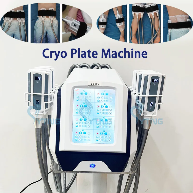 8 Cryolipólise da máquina de slimming da placa crio