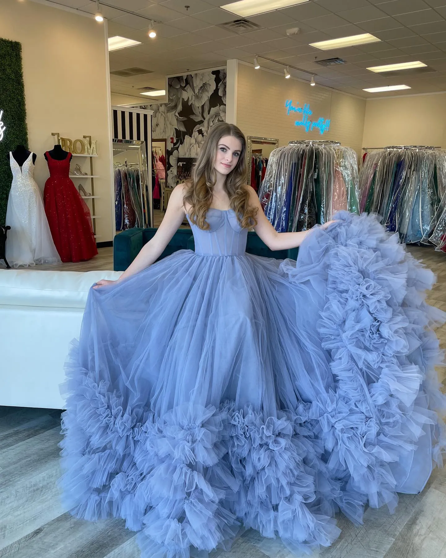 strapless open back dress Alances Maxi Dress main image 1
