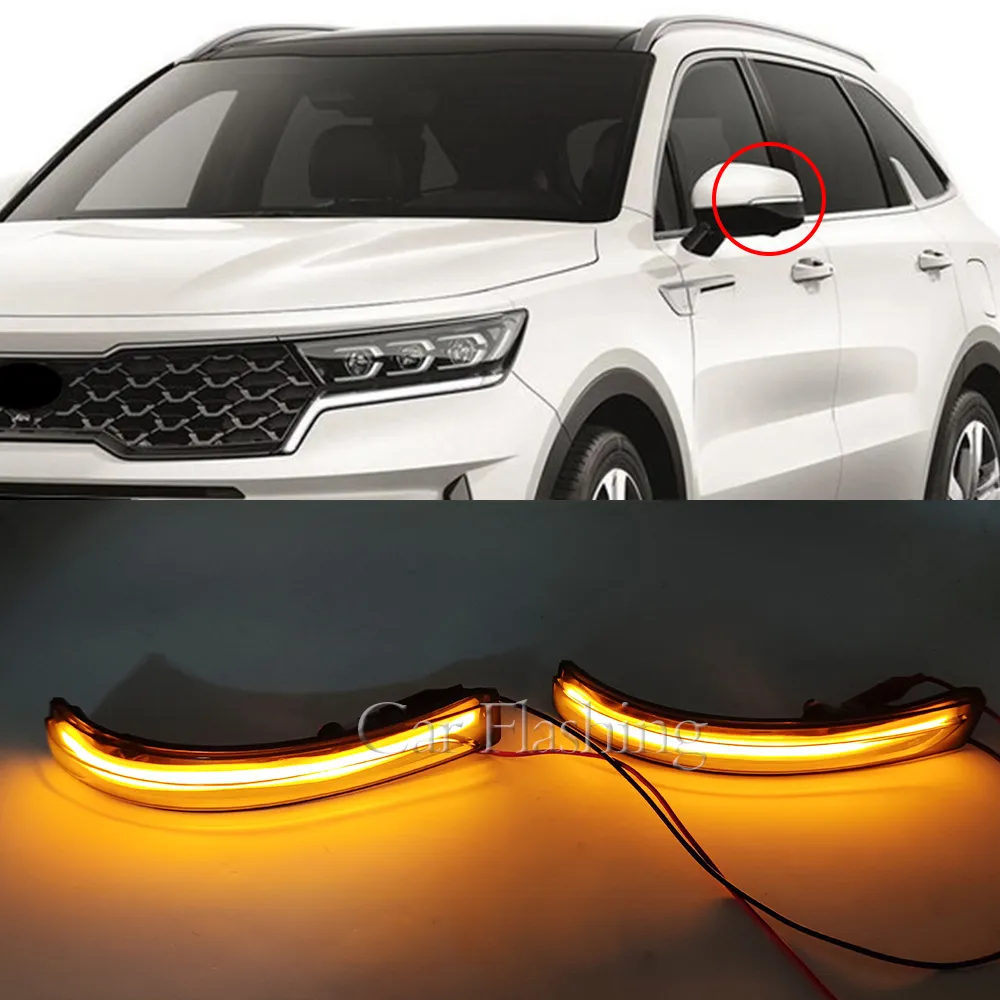 RXRJSU LED Seitenblinker Für Kia Sorento UM 2015-2020 - Dynamische Blinker
