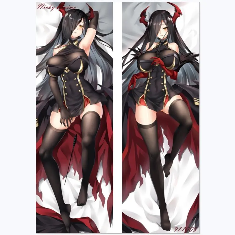 Coussin/oreiller décoratif Nicky High Score Charmant Anime Sexy Girl Sell Diy Custom Design Hugging Body Taie d'oreiller Dakimakura CoverCushion/D