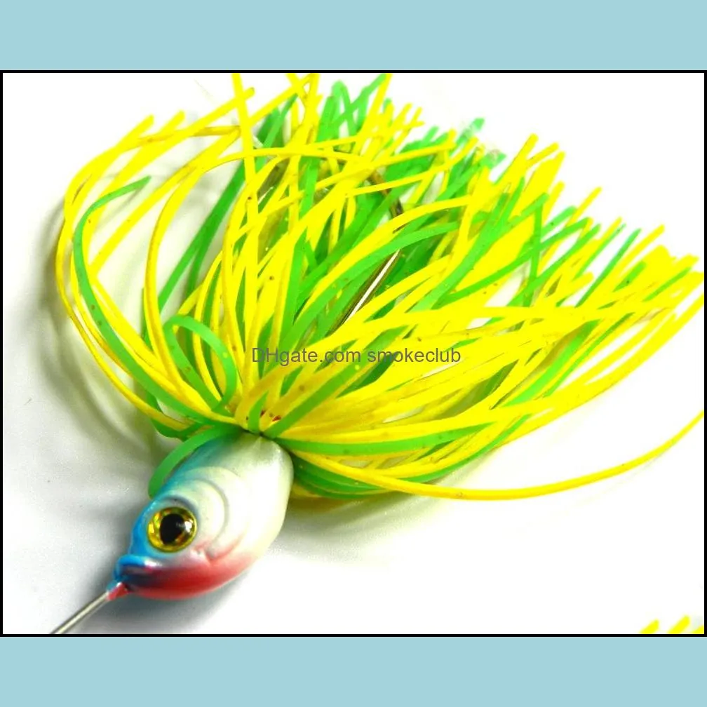 19.8G/0.7oz spinner bait, fishing lure spoons  Water Shallow Water Bass Walleye Crappie Minnow SPINNERBAIT LURES 20ps