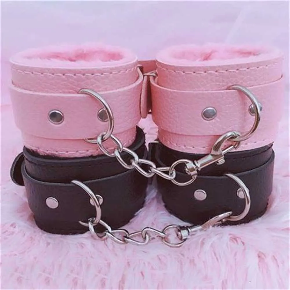 Sm Sex Torture Toys Tools Binding Rope Handcuffs Female Slave Skin Whip