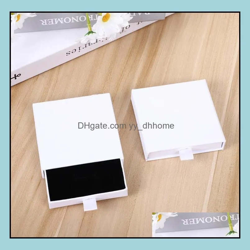 colorful jewelry packing box drawer packang case earrings stud bracelet storage boxes wholesale sn4050