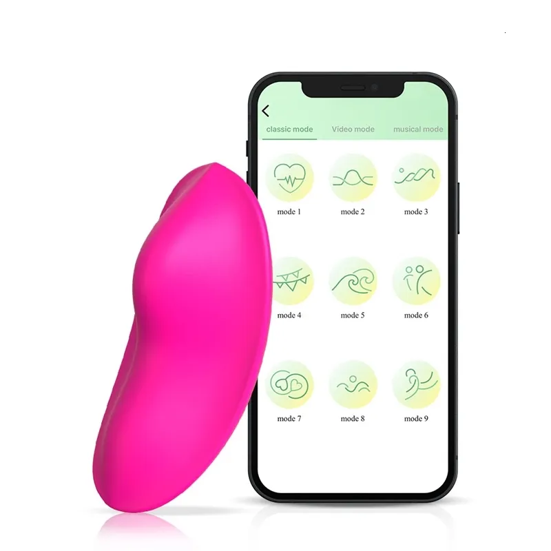 Seksspeelgoed massager vlinder draagbare draadloze app vibrator dildo g-spot vibrerend slipje dames speelgoed paar mannen winkelen