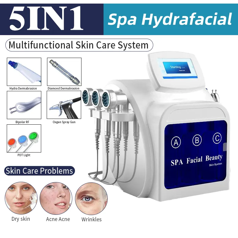 Hydra microdermabrasion peel 페이셜 머신/산소 스프레이 수력 얼굴 관리 기계 CE/DHL