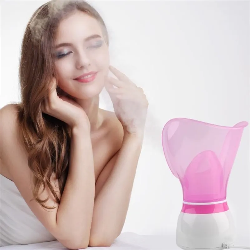 Face Steamer Pores Cleanser Deep Cleaner Mist Steam Sprayer Spa Nano Sauna Beauty Instrument with Adapter Random Color 220711