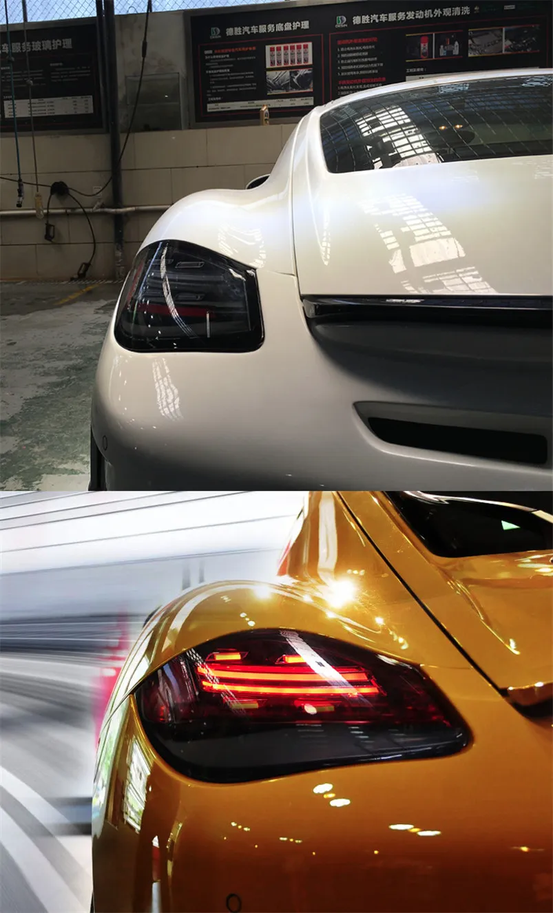 ポルシェケイマン987 Taillights Assembly 2009 2012 Boxter DRL Turn