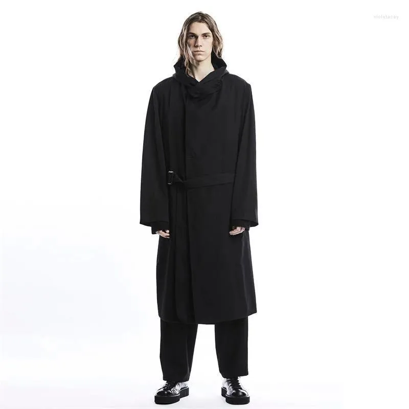 Heren Trench Coats / Autumn Men's Fashion Gepersonaliseerde aanpassing groot formaat Midden-lengte Mid-lengte losse wollen lozers Viol22