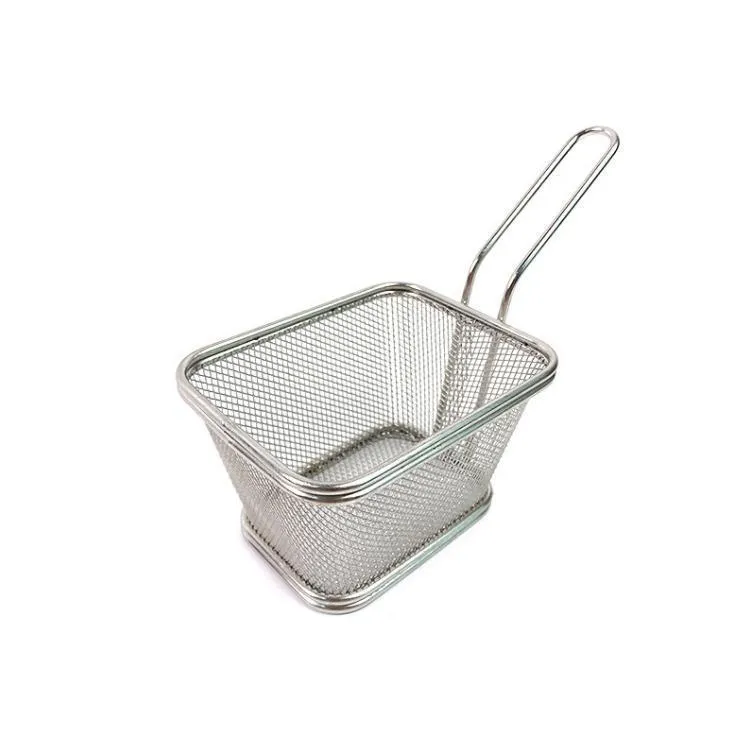 Pastry Mixing Tool Mini Stainless Steel Fryer Serving Food Presentation  Basket Kitchen French Fries Chips Frying Baskets From Sunflowerxiangyang,  $3.65