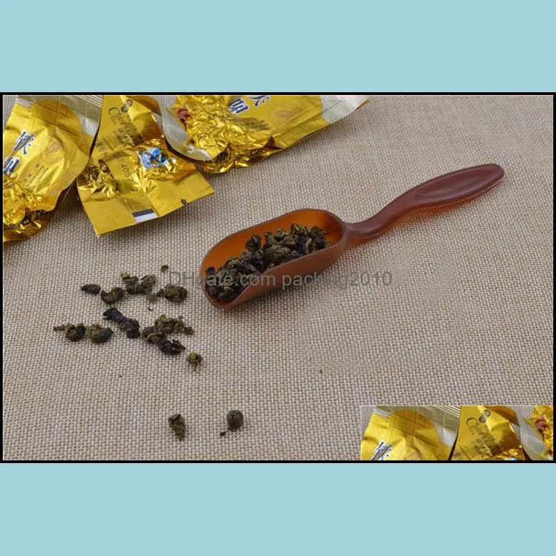 15cm Platic Teaspoon Tea Shovel Scoops Essential Tea Leaf Spoon Chinese Kungfu Tea Accessories Free Shipping Wholesale ZA3163