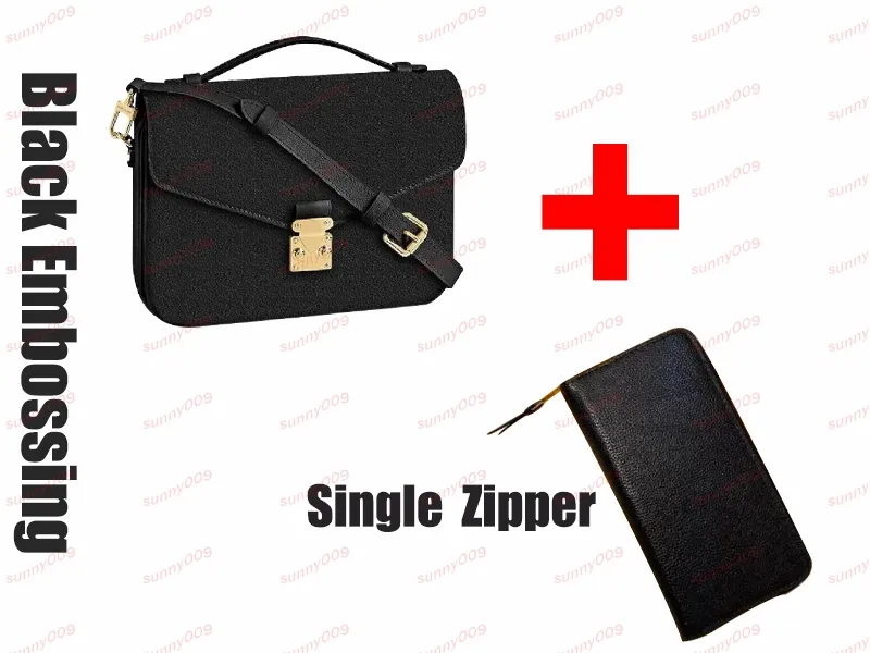 2 stücke Designer Luxus Tasche Hochwertige Frauen Kreditkarte Halter Taschen Mode Lange Schwarz Einzigen Reißverschluss Geldbörsen Geldbörse Und Präge totes tasche