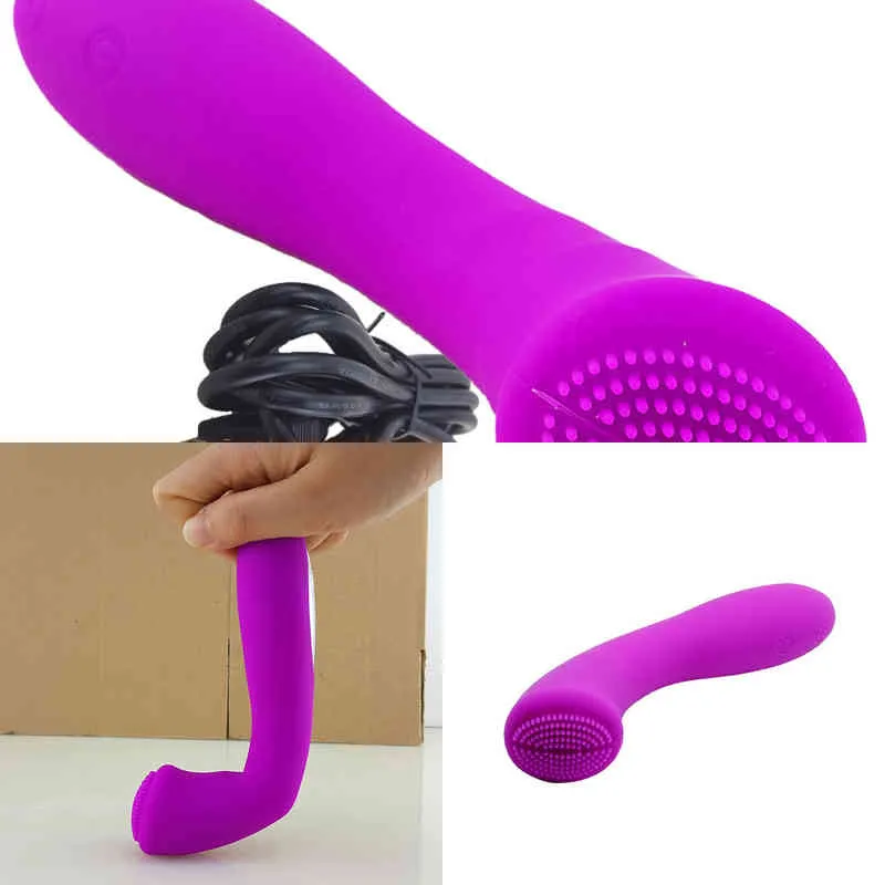 Vibrators NXY 30 скоростей USB Перезаряжаемая мощность G Spot Clitoris стимулирует электрические шок -игрушки для женщин. 220505