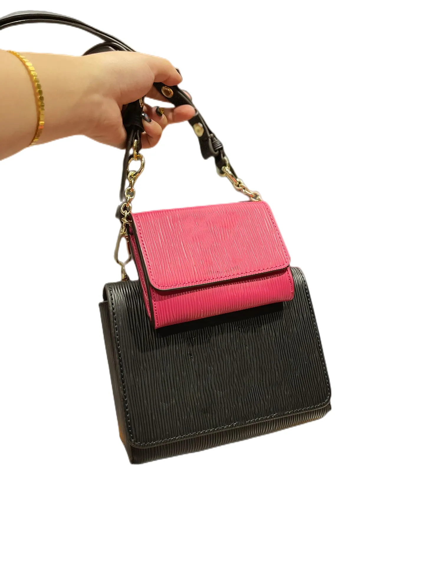 22SS Klasik Kadın 2'si 1 arada Kombinasyon Çantası Çıkarılabilir omuz çantaları bükülme denim nicolas ghesquiere lüks tasarımcı cüzdanlar deri çanta el çantası mini moda çantası