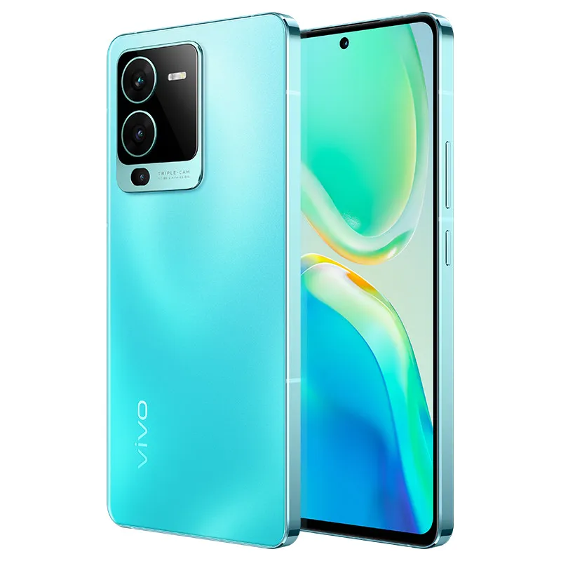 Telefono cellulare originale Vivo S15 5G 8 GB RAM 128 GB 256 GB ROM Octa Core Snapdragon 870 64 MP HDR NFC Android 6.62 "120 Hz AMOLED Schermo Fingerprint ID Face Wake Smart Telefono cellulare