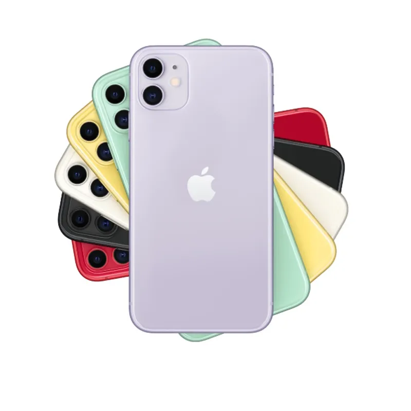 Apple iPhone 11 téléphones portables débloqués d'origine A13 Hexa Core 64GB/128GB/256GB 6.1 pouces ios 12MP 4G Lte téléphone