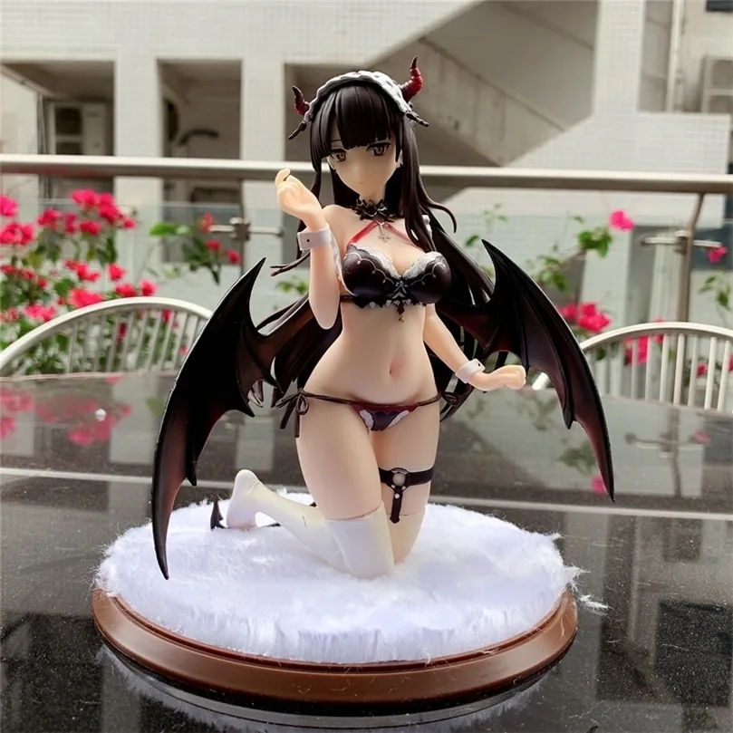 Yerli skytube anime aiko taya cazibe iblis hizmetçisi bikini mayo mayo 16 pvc aksiyon figür modeli oyuncaklar anime oyuncaklar bebek hediyeleri 220520