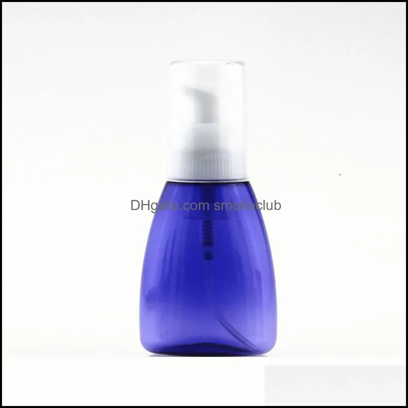 80ml travel portable PET plastic bubble sub-bottle for packing hand sanitizer, shampoo, bath lotion, detergent etc