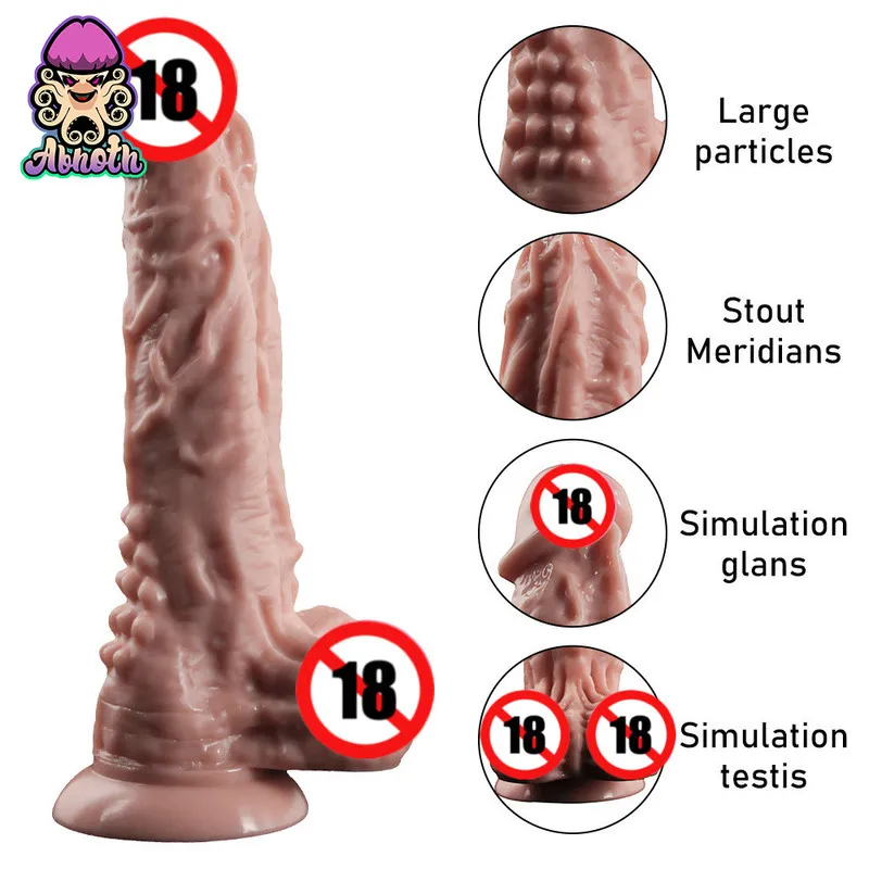 Abhoth sexy Toy Meat Thorn Pellet Dildo Manual Female Special Masturbator Adult