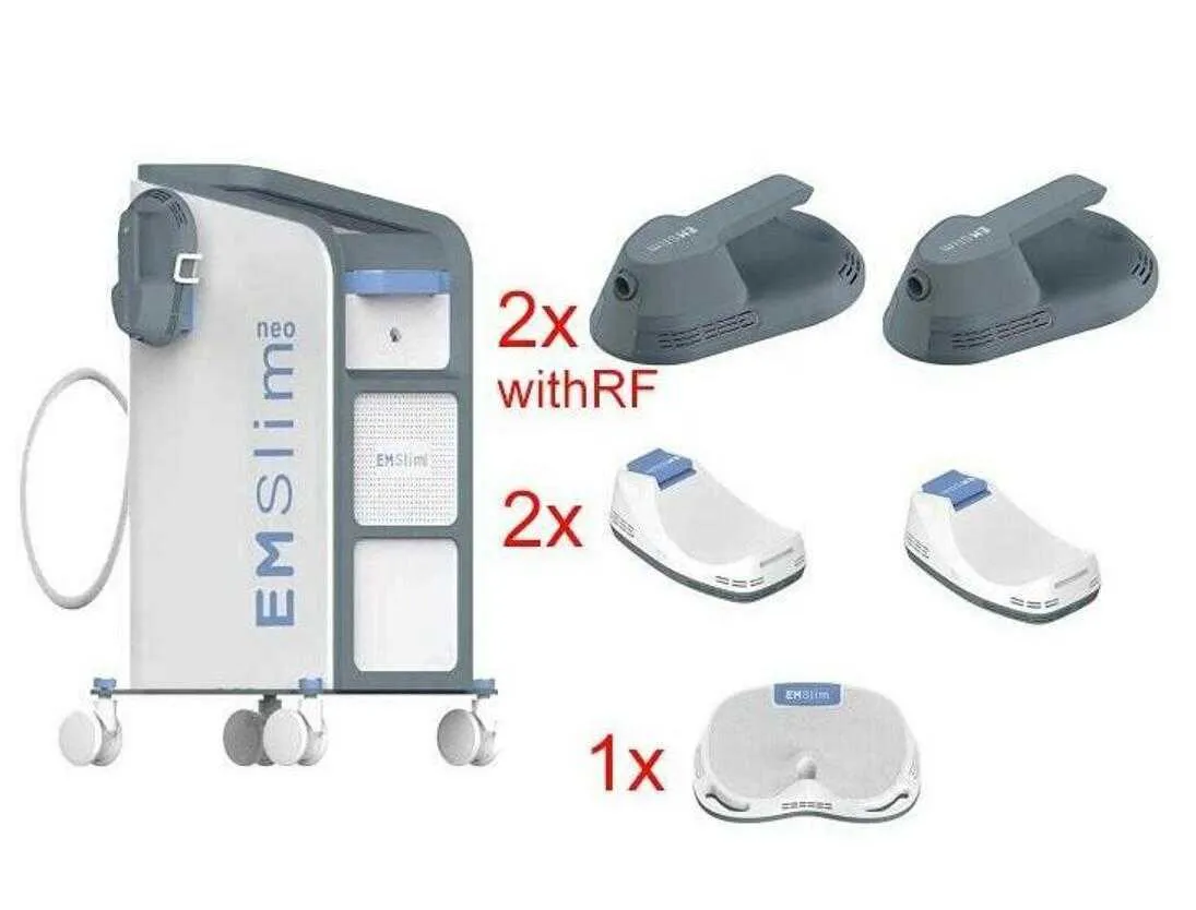 5000 Watt EMS das Neo-Körperformungsgerät Hi-EMT Stimulate Muscles Sliming Muscle Stimulator Focused Electromagnetic 4 Griffe mit RF