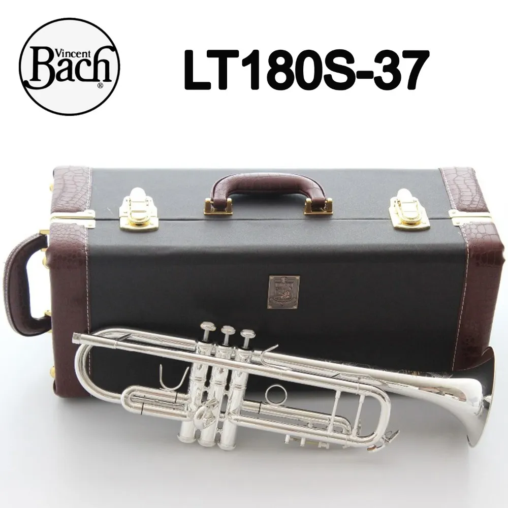 New MFC BB Trumpet LT180S-37 Strumenti musicali placcati in argento Trombe professionali Studente incluso Caso Accessori per bocchetto