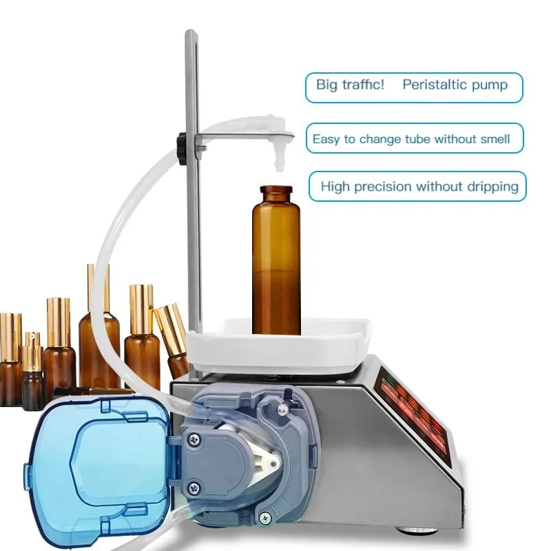 Machine de remplissage de liquide à pompe péristaltique de table -  remplisseur de liquide à pompe péristaltique