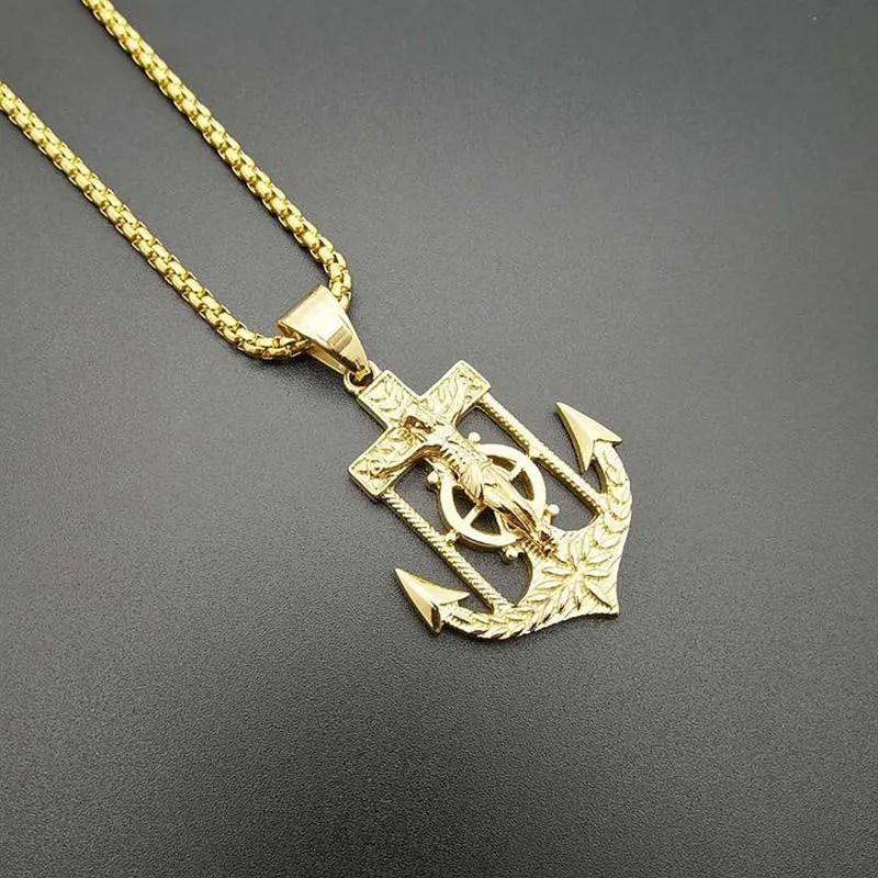 Buy Gold Anchor Men Necklace, Nautical Sports Surfer Sailor Gifts, Beach  Necklace for Men, Mens Anchor Charm Pendant, Christmas Gift for Sailor  Online in India - Etsy