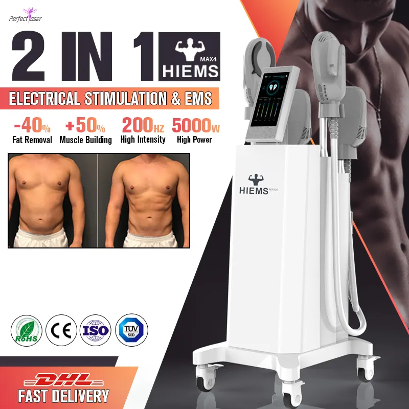 12 Tesla 200 Hz EMS EMT Body Fat Machine Body Slimming Abdomen Firming